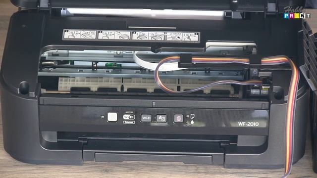 Install an InkTank (CISS) on an Epson WF 2010w смотреть онлайн
