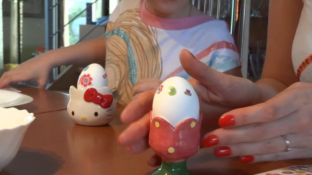BEAUTIFUL EASTER EGGS with stickers/Как сделать красивые пасхальные яйца смотреть онлайн
