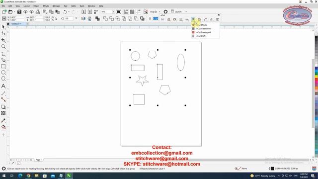 eCut v7.2.0.22 (Designer Tool Kit for CorelDRAW) ║ Win10 - 64x ║ смотреть онлайн