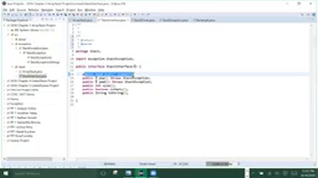 2436 - Chapter 3 Stack Interface, ArrayStack Implementation смотреть онлайн