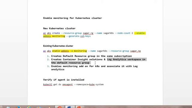 Enabling monitoring for Azure Kubernetes Service (AKS) cluster смотреть онлайн