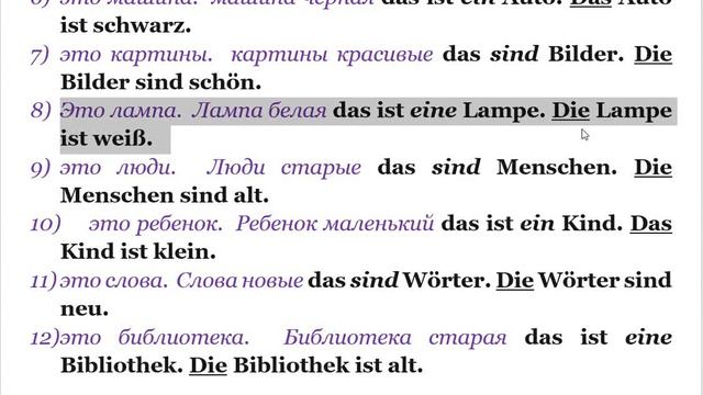 4 УРОК ГРАММАТИЧЕСКИЙ КУРС НЕМЕЦКОГО ЯЗЫКА немецкий язык грамматика