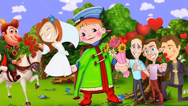 С Днем Рождения от Вовки. Прикольное мультяшное поздравление девушке или женщине.