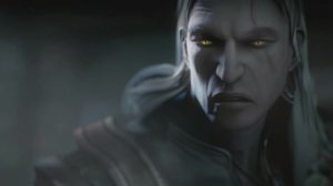 Геральт снимает проклятие с дочери короля. "Ведьмак" вступительный ролик.