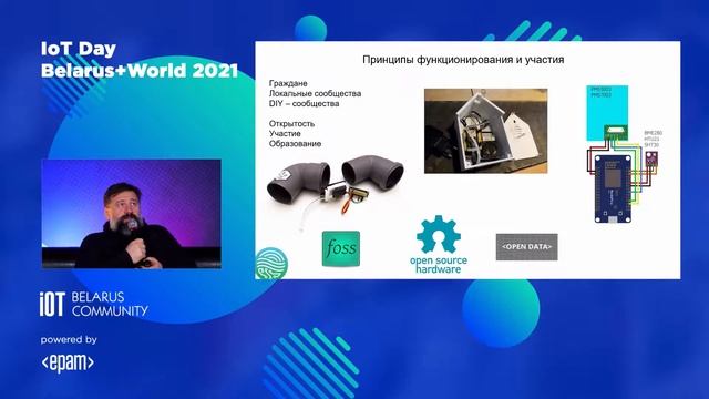 Иван Бецун, автор проекта AirMQ на IoT Day Belarus+World 2021. смотреть онлайн