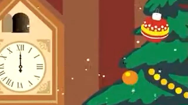С наступающим! Новогодняя открытка поздравление смотреть онлайн