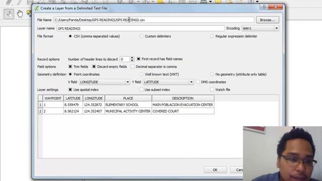 Manually layer GPS readings to QGIS and Google Earth смотреть онлайн