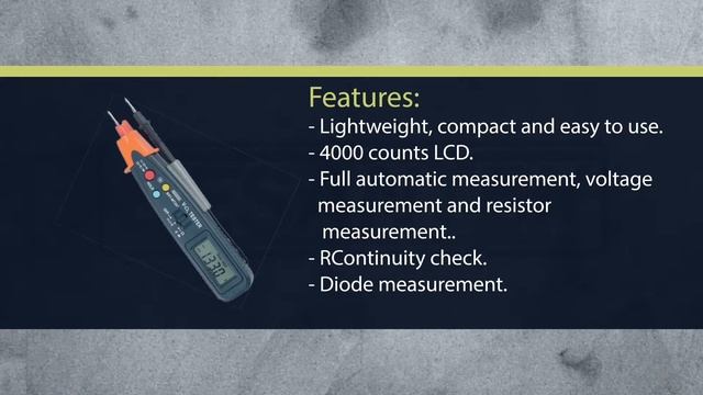 BESANTEK BST MT267 Pen Digital Multi Tester смотреть онлайн
