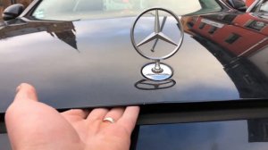 How to open and close the car hood Mercedes Benz C180 Sedan/Coupe DIY