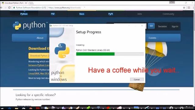 Installing Python 3.6.1 on Windows 10 смотреть онлайн