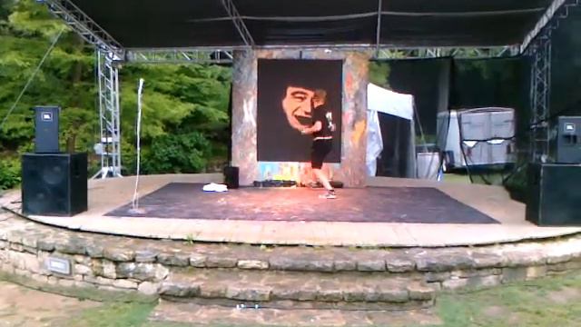 Brian Olsen "Art in Action" performance at Artisphere 5/13/12 - John Wayne смотреть онлайн