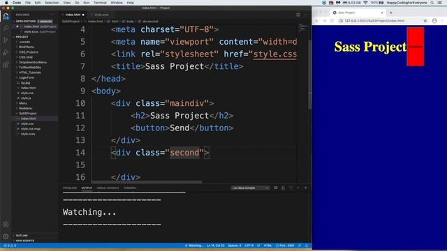 Full Sass Tutorial for Beginners - Learn Sass less than 20 Minutes смотреть онлайн