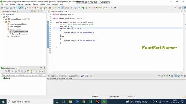 Logical Operators In Java In Tamil | Java Spring Boot Tutorial For Beginners In Tamil | смотреть онлайн