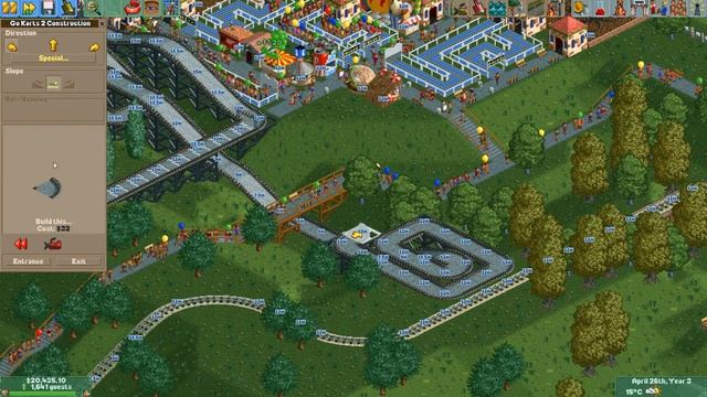 Katie's Dreamland (Part 2) | RollerCoaster Tycoon смотреть онлайн