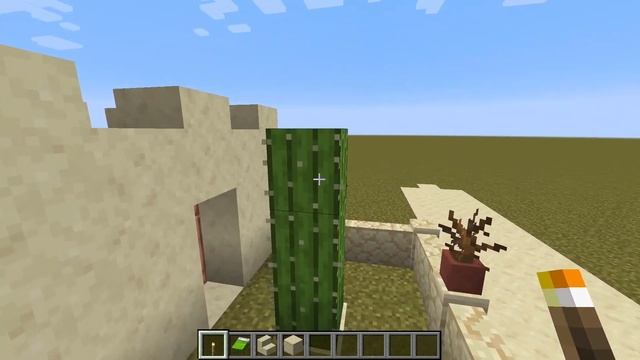 How To Build A Minecraft Village Small House 7 & 8 (1.14 Desert)