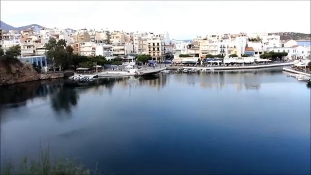 Λίμνη Βουλισμένη, Άγιος Νικόλαος, Κρήτη / Lake Voulismeni, Agios Nikolaos, Crete, Greece смотреть онлайн