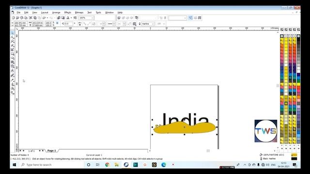 Freehand Tool In Coreldraw смотреть онлайн