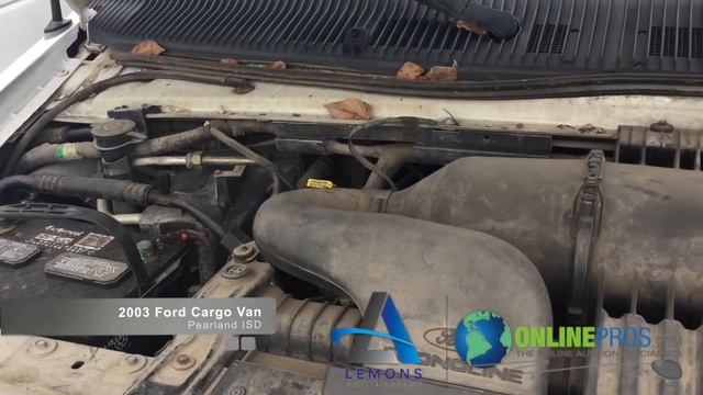 Pearland ISD 2018 Lot #1 2003 Ford Cargo Van смотреть онлайн