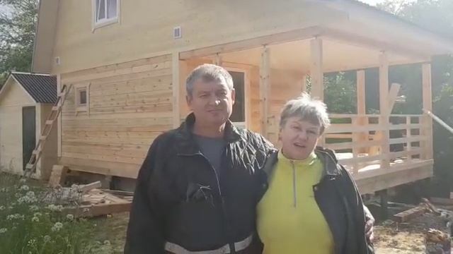 Отзыв о строительстве Бани из бруса от компании 