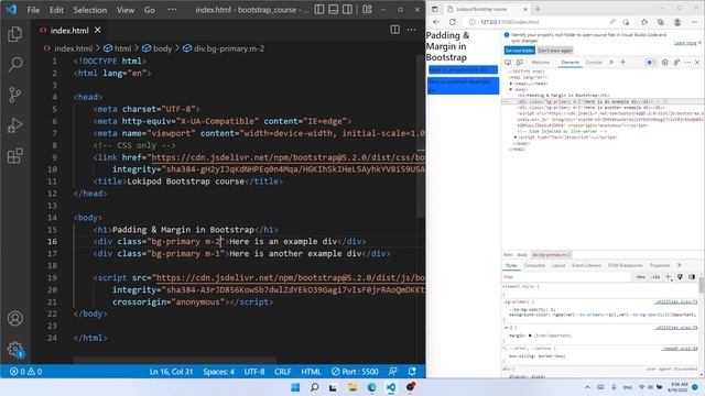 מדריך bootstrap 05 - padding, margin смотреть онлайн