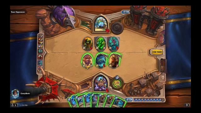 Hearthstone 100 Rang Wild Dead Man's Hand Warrior vs Even Shaman смотреть онлайн