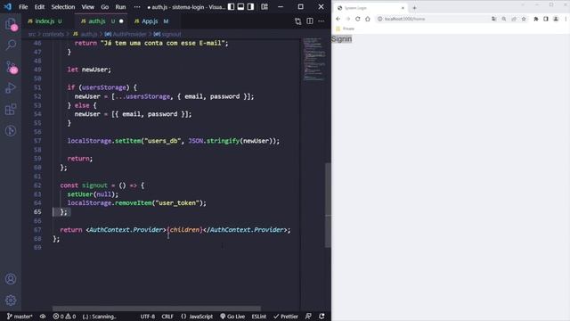 Sistema de Login com React.JS! ? (Autenticação, Context API, Hooks) смотреть онлайн