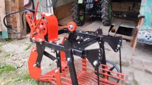 Купили картофелекопалку "ПАХАРЬ" к тяжелому дизельному мотоблоку TATA. 8лс. 17.08.2022г.