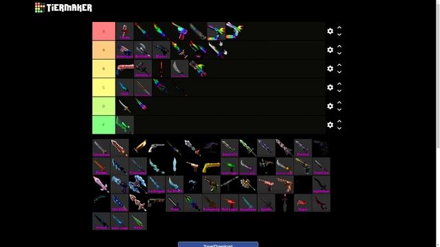 ROBLOX MURDER MYSTERY 2 GODLY TIER LIST!! смотреть онлайн