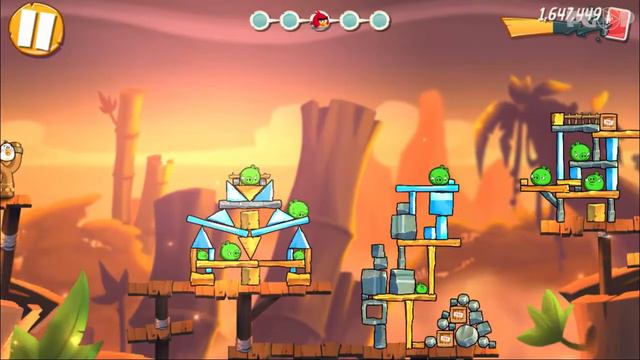 Angry Birds 2 ♥ Bamboo Forest Greasy Swamp ♥ Android Gameplay Part 41 смотреть онлайн
