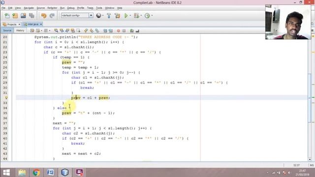 Intermediate COde Generation in java смотреть онлайн