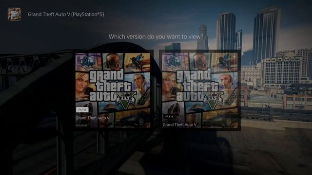 How To Select PS4 Or PS5 Versions Of GTA 5 On PS5 (Cross Gen Tutorial)