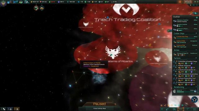 Victory and Vassals! Stellaris: Synthetic Dawn Multiplayer gameplay w/ GODFATHERatWORK - episode 22 смотреть онлайн