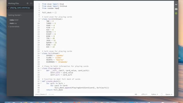 Python Tutorial: How to program a card game in Python смотреть онлайн