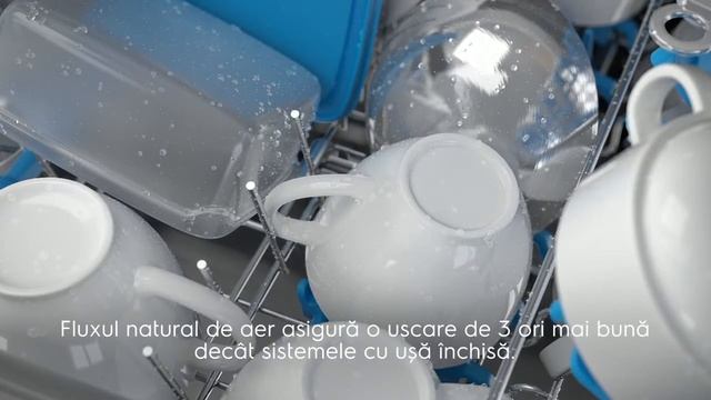 Masina de spalat vase incorporabila AirDry EEA17100L 13 seturi Inverter cu usa culisanta A+ смотреть онлайн