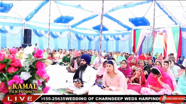LIVE WEDDING OF CHARNDEEP WEDS HARPINDER !! VIDEO BY KAMAL STUDIO MOB +91 99155 25635 смотреть онлайн