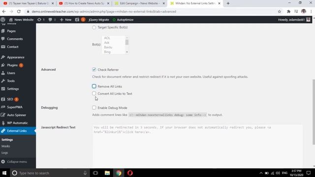 How to Remove External Links Coming with WP-AUTOMATIC Post with Wordpress Plugin смотреть онлайн