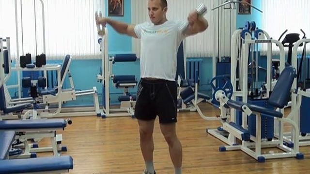 №151 — Подъем гантелей через стороны смотреть онлайн