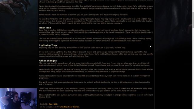 Path of Exile - Going over Trap changes for 3.3 (no cd firetrap) смотреть онлайн