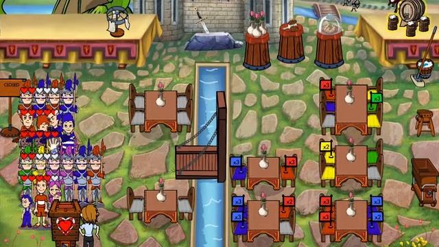 Diner Dash 4: Flo Through Time - All Knight Diner - Level 10