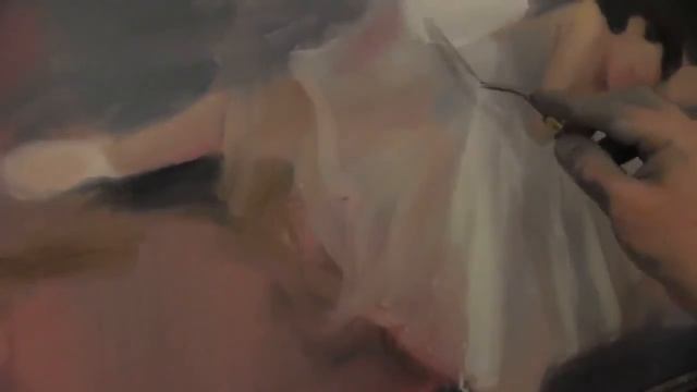 Балерина маслом на холсте Процесс рисования смотреть онлайн