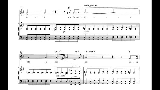 Come raggio di sol (Antonio Caldara) - Piano Accompaniment in D Minor смотреть онлайн