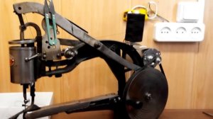 ремонт обуви. швейная машина  "версаль". электропривод своими руками.