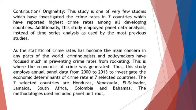 The Economic Determinants of Crime Rate in 7 Selected AJER 2022 121 44 53 смотреть онлайн