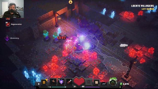 MOBS MADNESS SPAWN || Minecraft Dungeons Gameplay Part 39 (Adventure Difficulty) смотреть онлайн