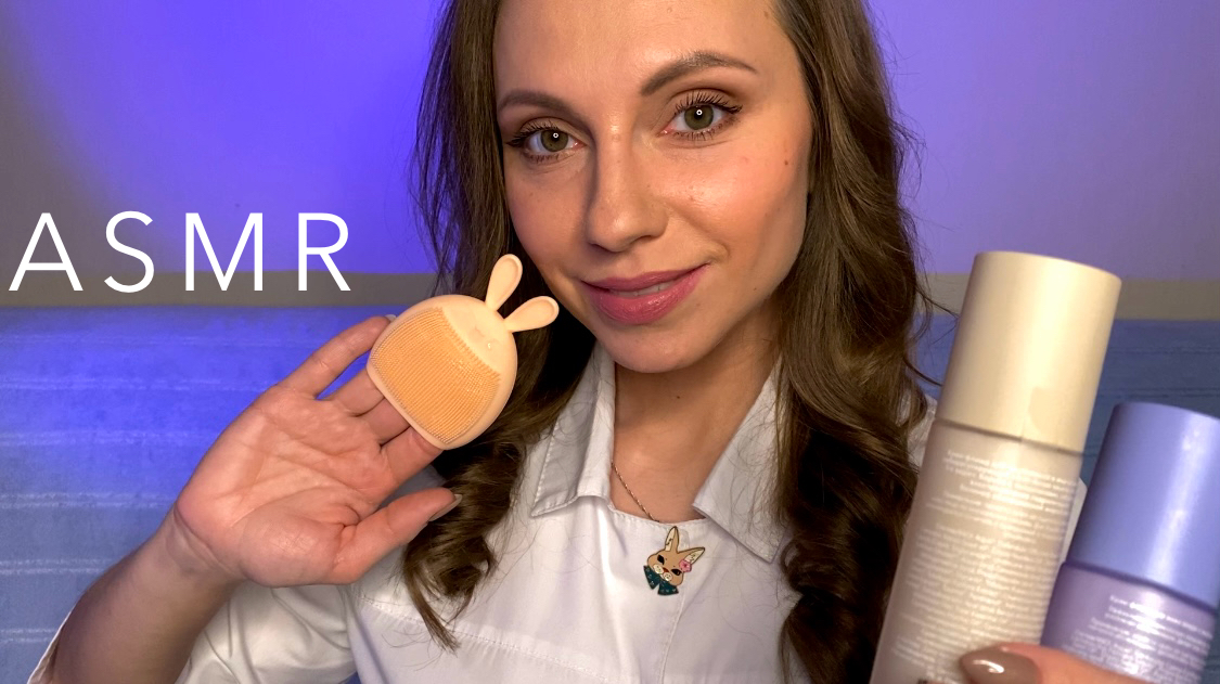 АСМР Уютный КОСМЕТОЛОГ • НЕЖНЫЙ ПИЛИНГ и УХОД ЗА ЛИЦОМ • 10000% МУРАШКИ! ASMR Cosmetologist смотреть онлайн