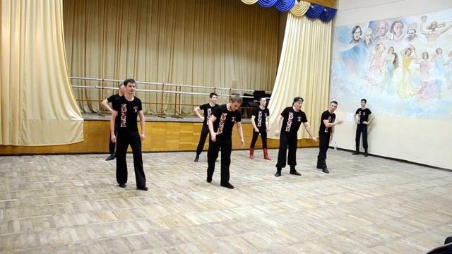 РУССКИЕ ХЛОПУШКИ на открытом занятии в Народном ансамбле танца РАДОСТЬ, г. Дн-вск смотреть онлайн
