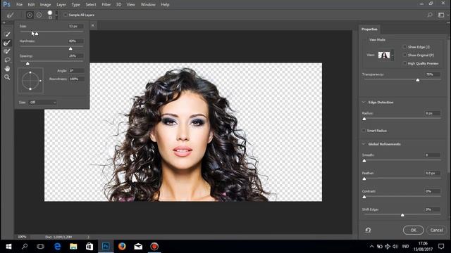 Photoshop Tutorial - Cara menyeleksi rambut keriting di Adobe Photoshop CC 2017 смотреть онлайн