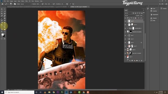 Professional Sooryavanshi Movie Poster Design in Photoshop 2020 смотреть онлайн