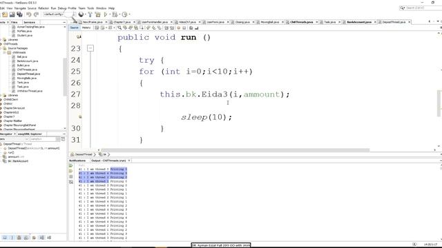 Introduction to Object Oriented Programming with Java Ch 8 part 2 Threads shared objects tank game смотреть онлайн
