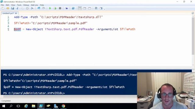 PowerShell Tutorials : Reading PDF files смотреть онлайн